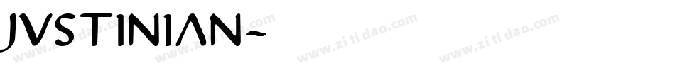Justinian字体转换