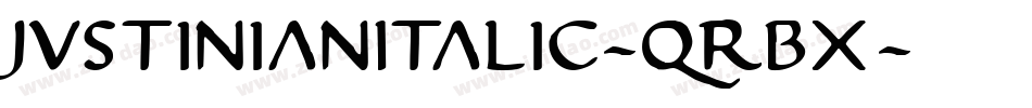 JustinianItalic-qRBx字体转换