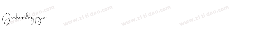 Justsunday-pzpa字体转换