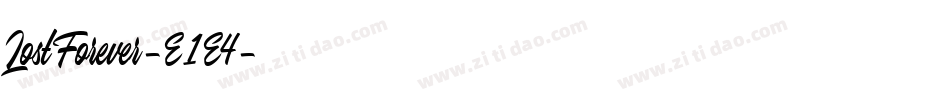 LostForever-E1E4字体转换