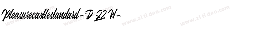 Pleasurecastlestandard-DZ2W字体转换 Pleasurecastlestandard-DZ2W字体转换