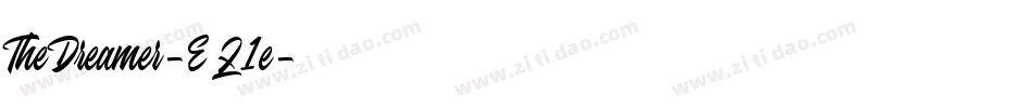 TheDreamer-EZ1e字体转换