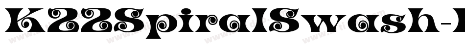 K22SpiralSwash-1Z3e字体转换