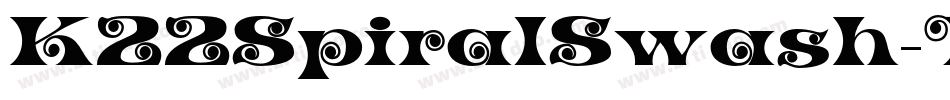 K22SpiralSwash-MMLw字体转换