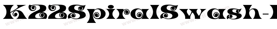 K22SpiralSwash-1Z3e字体转换