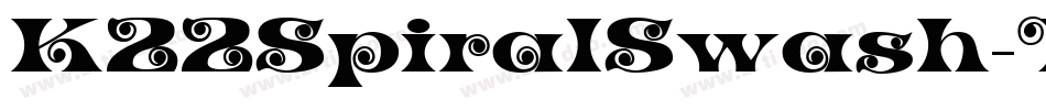 K22SpiralSwash-MMLw字体转换
