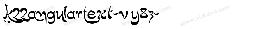 K22AngularText-vy8Z字体转换