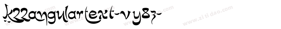 K22AngularText-vy8Z字体转换