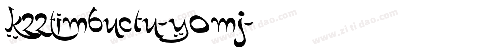 K22Timbuctu-YOmj字体转换