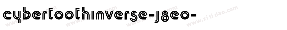 CybertoothInverse-j8eO字体转换