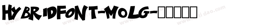 HybridFont-mOlG字体转换