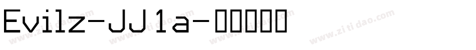 Evilz-JJ1a字体转换