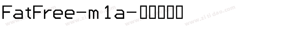 FatFree-m1a字体转换