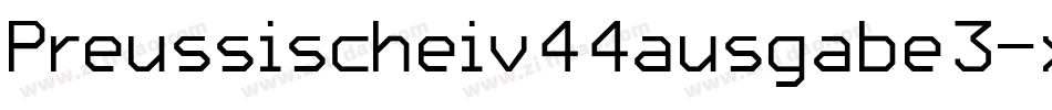 Preussischeiv44ausgabe3-xn2j字体转换