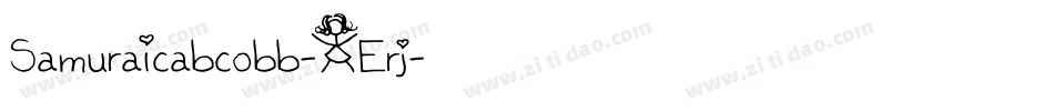 Samuraicabcobb-XErj字体转换