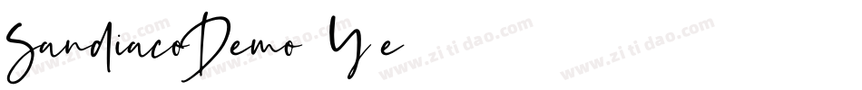 SandiacoDemo-Y6e2字体转换 SandiacoDemo-Y6e2字体转换