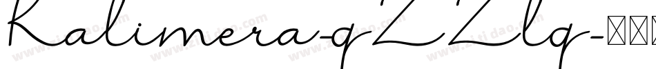 Kalimera-qZZlq字体转换