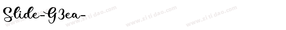 Slide-G3ea字体转换
