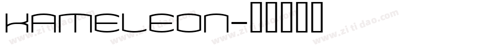 KAMELEON字体转换