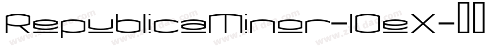 RepublicaMinor-lOeX字体转换