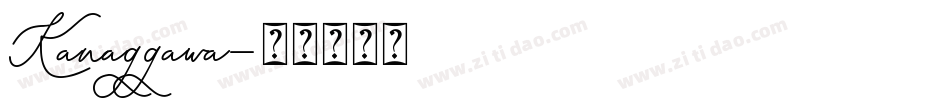 Kanaggawa字体转换