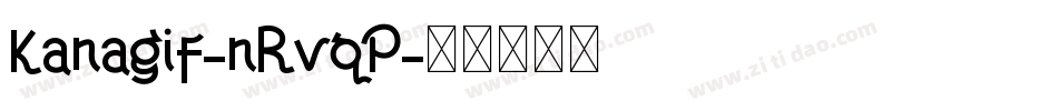 Kanagif-nRvqP字体转换