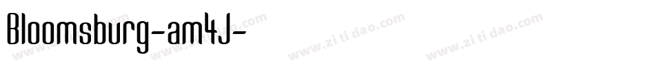 Bloomsburg-am4J字体转换 Bloomsburg-am4J字体转换