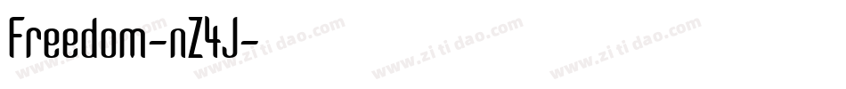 Freedom-nZ4J字体转换