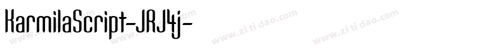 KarmilaScript-JRJ4j字体转换