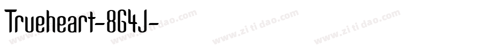 Trueheart-8G4J字体转换