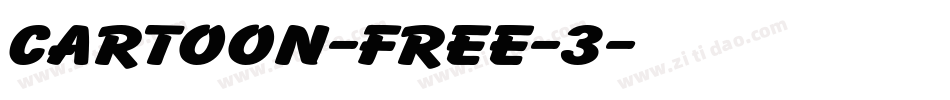 CARTOON-FREE-3字体转换