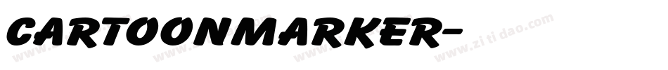 CartoonMarker字体转换