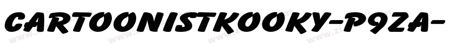 Cartoonistkooky-p9za字体转换