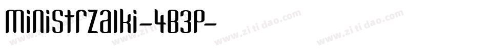 Ministrzalki-4B3p字体转换