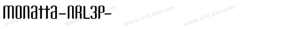 Monatta-nRL3P字体转换 Monatta-nRL3P字体转换