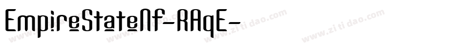 EmpireStateNf-RAqE字体转换