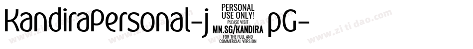 KandiraPersonal-j0pG字体转换