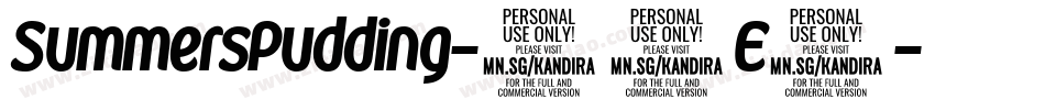 SummersPudding-21E8字体转换 SummersPudding-21E8字体转换