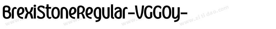 BrexiStoneRegular-VGGOy字体转换