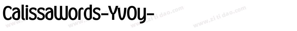 CalissaWords-YvOy字体转换