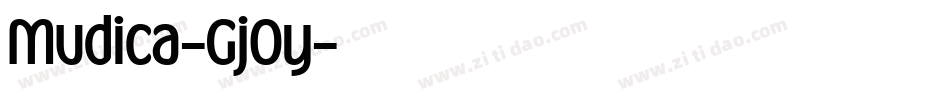 Mudica-GjOy字体转换