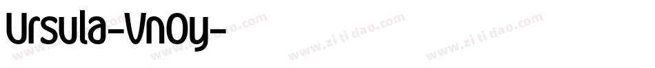 Ursula-VnOy字体转换
