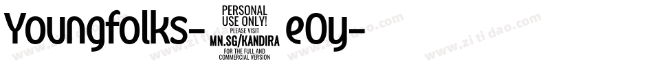 Youngfolks-3eOy字体转换