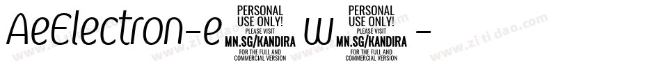 AeElectron-e8w3字体转换 AeElectron-e8w3字体转换