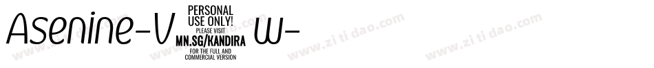 Asenine-V8w字体转换 Asenine-V8w字体转换