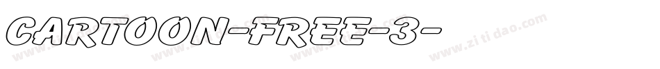 CARTOON-FREE-3字体转换