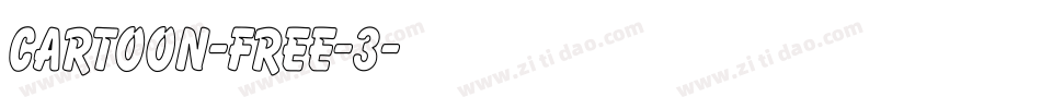 CARTOON-FREE-3字体转换