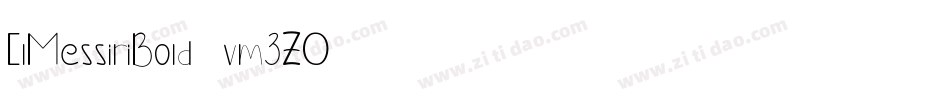 ElMessiriBold-vm3ZO字体转换