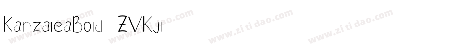 KanzaleaBold-ZVKjl字体转换