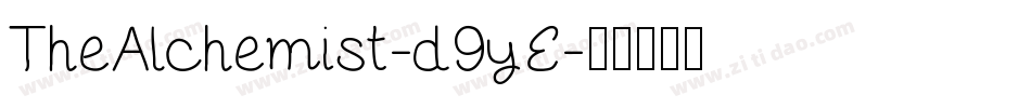 TheAlchemist-d9yE字体转换